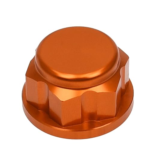 Muttern, Eisenwarenmuttern, Motorrad Vorderrad Kontermutter Bolzen Hintere Kettenspanner Achse Block Radachse(Rear Orange) von BgnEhRfL
