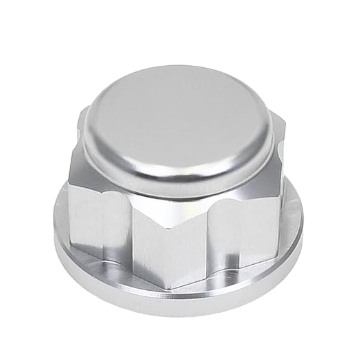Muttern, Eisenwarenmuttern, Motorrad Vorderrad Kontermutter Bolzen Hintere Kettenspanner Achse Block Radachse(Rear Silver) von BgnEhRfL