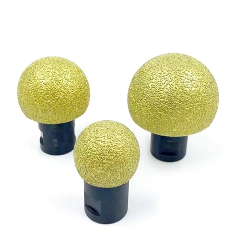 Schleifscheiben, Schnitzscheibe, Diamantgelötetes Schleifwerkzeug mit rundem Schleifkopf for Innenbogenschleifen(30mm) von BgnEhRfL