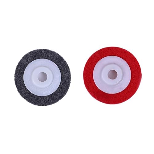 Schleifscheiben, Schnitzscheibe, Faserpolierscheibe, nicht gewebte Schleifscheibe, 4-Zoll-Schleifpolierscheibe(2pcs,9P) von BgnEhRfL