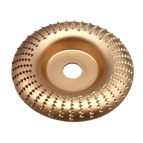 Schleifscheiben, Schnitzscheibe, Runde Holz Winkel Schleifen Rad Schleif Scheibe Carving Rotation Werkzeuge(Gold) von BgnEhRfL