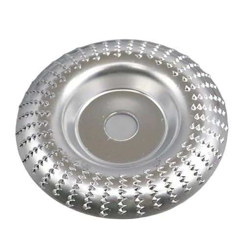 Schleifscheiben, Schnitzscheibe, Runde Holz Winkel Schleifen Rad Schleif Scheibe Carving Rotation Werkzeuge(Silver) von BgnEhRfL