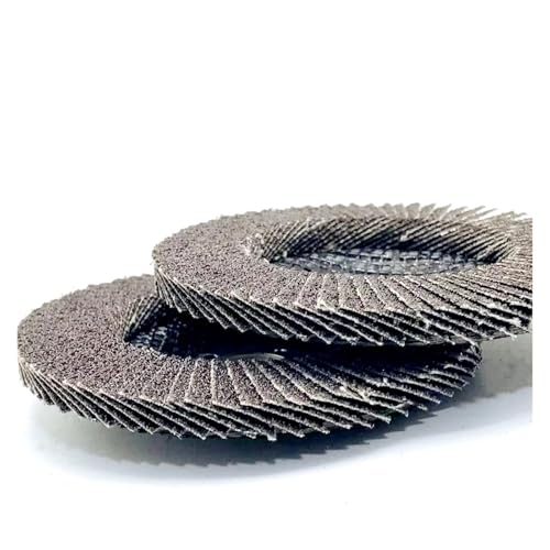 Schleifscheiben, Schnitzscheibe, Winkelschleifer Schleifen Fächerscheibe 60er Körnung Schleifscheiben Metall Kunststoff Rot Sand Kalzinierung(Brown,5PCS) von BgnEhRfL