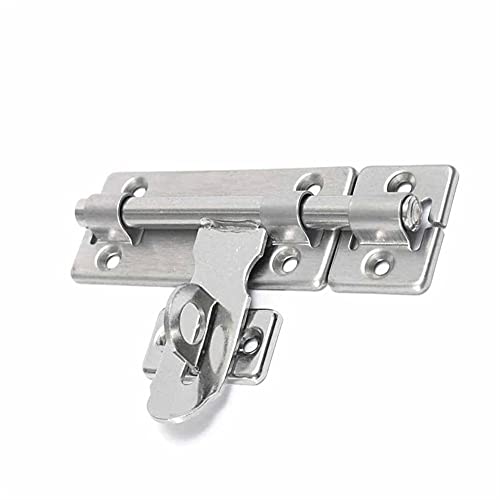 Schloss, Riegel, Hardware-Türschloss, Edelstahl-Türriegelschloss, Vorhängeschloss-Verschlusssatz, gebürstet, for Verschließen von Türen, Fenstern, Schubladen, Schränken Schloss, Riegel, Hardware-Türschloss, Edelstahl-Türriegelschloss, Vorhängeschloss-Verschlusssatz, gebürstet, for Verschließen von Türen, Fenstern, Schubladen, Schränken von BgnEhRfL