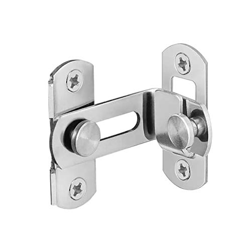 Schloss, Riegel, Schiebetürschlösser Riegel, rechtwinkliger Riegel, Türschnalle aus Edelstahl for Haushalts- und Schlafzimmerbedarf, Ornamente(201) von BgnEhRfL