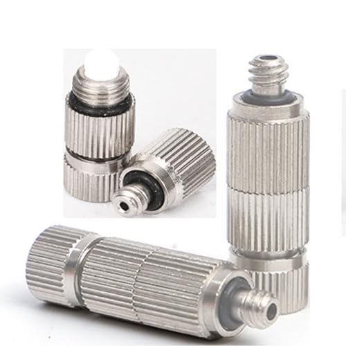 Sprühdüsen, Druckmessing-Nebeldüsen mit Filter, Tropfschutz-Farmdüse, Gewindezerstäubungssprüher(0.4mm) von BgnEhRfL