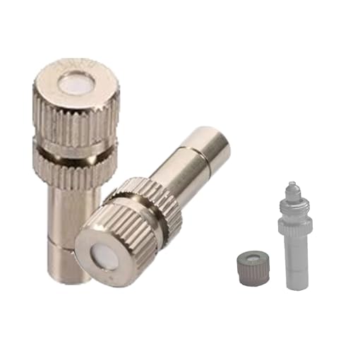 Sprühdüsen, Messing-Nebeldüsen-Set for Kühlsysteme, 6-mm-Niederdruck-Einsteckdüse, Nebeldüsen(0.2mm) von BgnEhRfL
