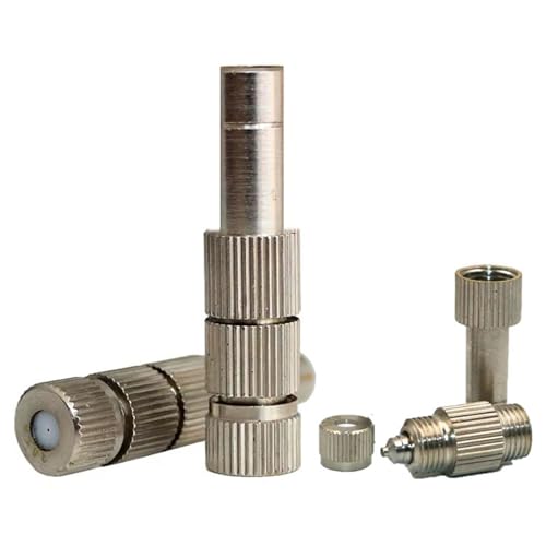 Sprühdüsen, Messing-Nebeldüsen-Set for Kühlsysteme, 6-mm-Niederdruck-Steckdüse mit Filtersieb(0.1mm) von BgnEhRfL