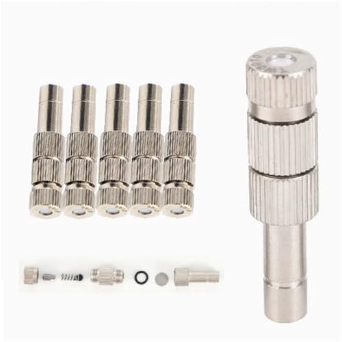 Sprühdüsen, Nebeldüsen-Set for Kühlsystem, 6-mm-Niederdruck-Steckdüse mit Filtersieb(0.5mm) von BgnEhRfL