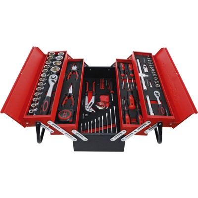 Metall-Werkzeugkoffer inkl. Werkzeug-Sortiment 86-teilig Metall-Werkzeugkoffer inkl. Werkzeug-Sortiment 86-teilig von Bgs Diy