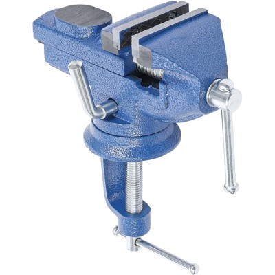Tisch-Schraubstock mit Amboss Backen 60mm von Bgs Diy