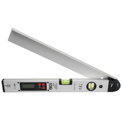 Digitaler LCD-Winkelmesser mit Wasserwaage 450mm von Bgs