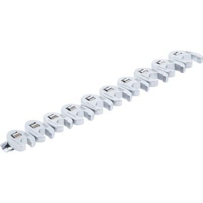 Hahnenfußschlüssel-Satz Antrieb Innenvierkant 10mm (3/8") SW 10 - 19mm 10-teilig von Bgs