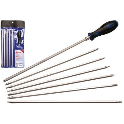 Schraubendreher-Satz mit Wechselklingen | T-Profil (für Torx) / TS-Profil (für Torx Plus) | 8-tlg. von Bgs