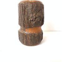 Holz Okhli, Stiftständer, Handgemachter Kammhalter, Vintage Schreibtisch Verzieren, Dekor, Wohnkultur, Kunst, Kammhalter von Bharatkakhazana