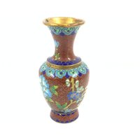 Vintage Cloisonné-Vase von Bharatkakhazana