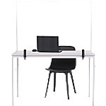 Bi-Office Mobile Schutzscheibe für Tisch und Theke Gehärtetes Glas 1.200 x 900 mm von Bi-Office