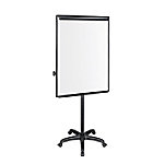 Bi-Office Mobiles Flipchart Classic EA4806186 B1 Blanko Magnetisch Mit 5 Rollen und Stiftablage Weiß, Schwarz von Bi-Office