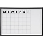 Bi-Office Monatsplaner Schwarzer Rahmen Magnetisch Weiß 900x 600mm von Bi-Office