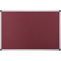 Bi-Office Pinnwand Feuerhemmend 120,0 x 90,0 cm Textil rot von Bi-Office