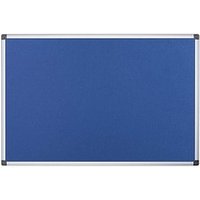 Bi-Office Pinnwand MAYA 90,0 x 60,0 cm Textil blau von Bi-Office