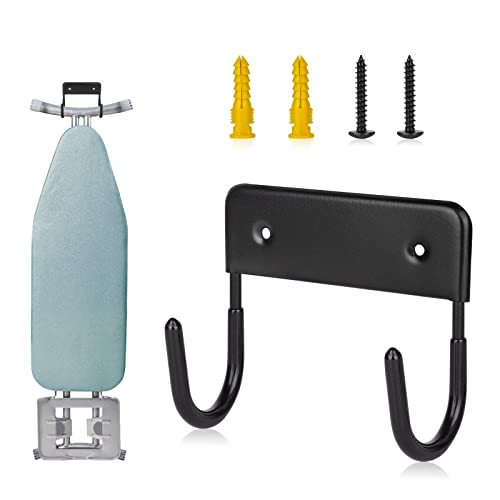 BiJun Bügelbrett Wandhalterung, Bügelbrett Aufhänger, Bügelbrett Haken Wandhalterung, Wandhalterung Bügelbrett Halter Organizer, für Wäscherei von BiJun