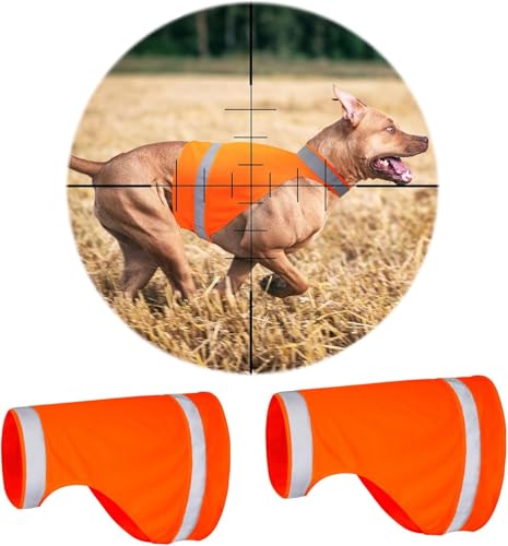 2 PCS Dog Reflective Vest for Hunting, Warnweste Orange für Hunde, Sicherheits-reflektierende Hundeweste für die Jagd - Sicherheits-Hundeweste Hält Hunde Sichtbar für Nächtliche Spaziergänge, L 2 PCS Dog Reflective Vest for Hunting, Warnweste Orange für Hunde, Sicherheits-reflektierende Hundeweste für die Jagd - Sicherheits-Hundeweste Hält Hunde Sichtbar für Nächtliche Spaziergänge, L von BiPawTi