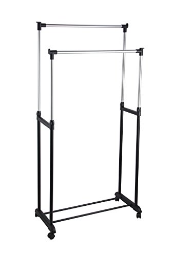 King Collection King Home s1407131 Kleiderstange Doppel mit Rollen, 80 x 42 x 95/170H King Collection King Home s1407131 Kleiderstange Doppel mit Rollen, 80 x 42 x 95/170H von King Collection