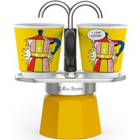 BIALETTI Espressokocher "Mini Express Lichtenstein", 0,09 l Kaffeekanne von Bialetti