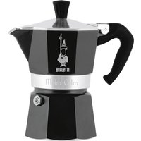 BIALETTI Espressokocher Moka Express Color 6 Tassen schwarz von Bialetti
