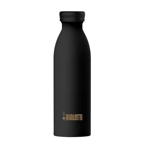 BIALETTI Original Thermosflasche Monogram Omino schwarz Logo Bialetti Gold 500ml BIALETTI Original Thermosflasche Monogram Omino schwarz Logo Bialetti Gold 500ml von Bialetti