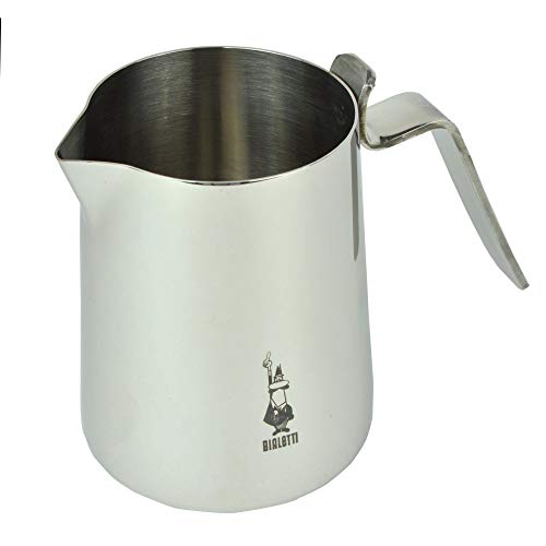 Bialetti 0001808 Milchkännchen Edelstahl, Rostfreier Stahl, Silber, 20 cm von Bialetti
