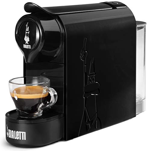 Bialetti Gioia Maschine und Kaffee Espresso per Kapsel in Alluminio Bialetti, 1200, Schwarz von Bialetti