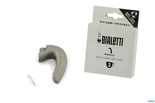 Bialetti 1 x Handle Grey New Moka Induct 2 Cup Marke von Bialetti