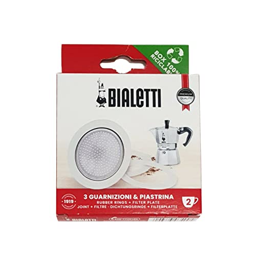 Bialetti 800002 Espressokocher, Aluminium, Aluminio, Color Blanco von Bialetti