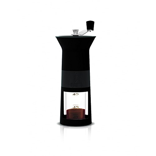 Bialetti DCDESIGN03 Espressokocher, Aluminium, Schwarz, 11, 5 x 8, 5 x 21, 5 cm von Bialetti
