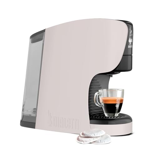 Bialetti Dama ESE 100% kompostierbare Espressomaschine, recycelter Kunststoff, grau von Bialetti