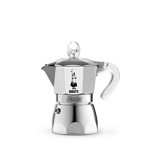 Bialetti DAMA Pure Ice Kaffeebereiter, 1 Tassen, Nicht induktionsgeeignet, 1 Tassen (67 ml), Aluminium von Bialetti