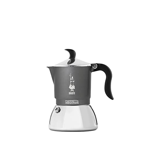 Bialetti Kaffeemaschine, Aluminium, Steel, Grau, 2 Tassen von Bialetti