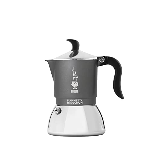 Bialetti Kaffeemaschine, Aluminium, Steel, Grau, 4 Tassen von Bialetti