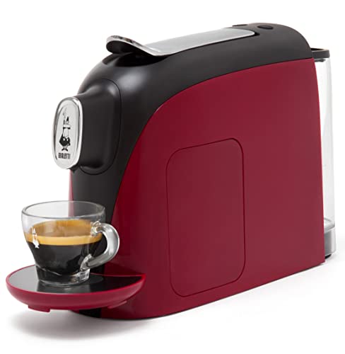 Bialetti Mignon Espressomaschine für Kapseln aus Aluminium, Behälter 500 ml, Rot von Bialetti