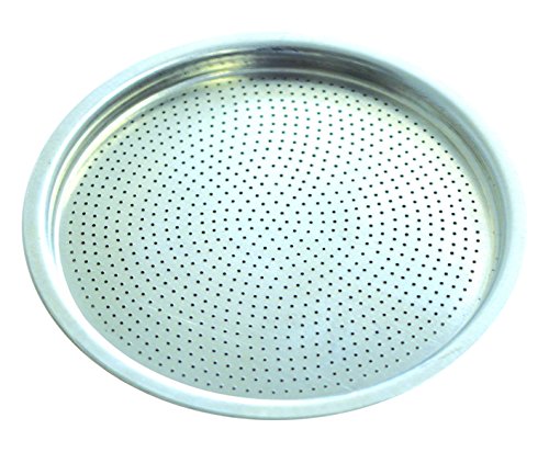 Bialetti Replacement Filter only for Moka/DAMA 18 Cup, Silver von Bialetti