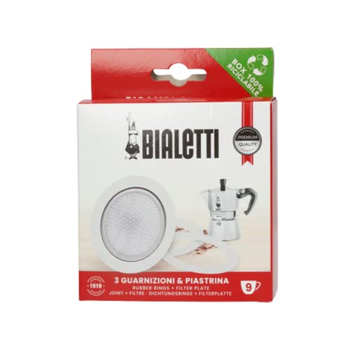 Bialetti Ricambi, Aluminium, Moka - 9 Cup von Bialetti