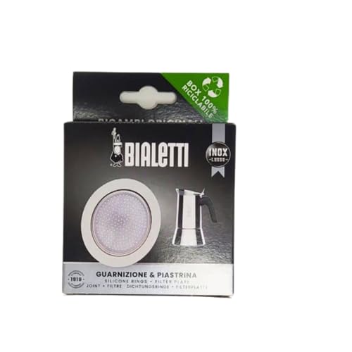 Bialetti Ricambi, Includes 1 Gasket and 1 Plate, Compatible with Venus, Kitty, Musa and Class (10 Cups) von Bialetti
