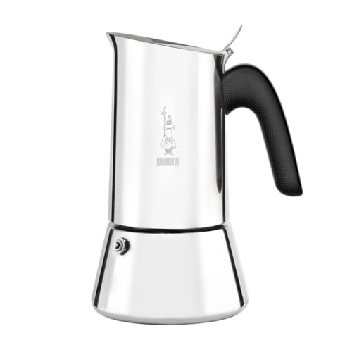 Bialetti 1683 Venus Espressokocher für induktion, Stahl, Silber, 0,4 l, 6 Tassen von Bialetti