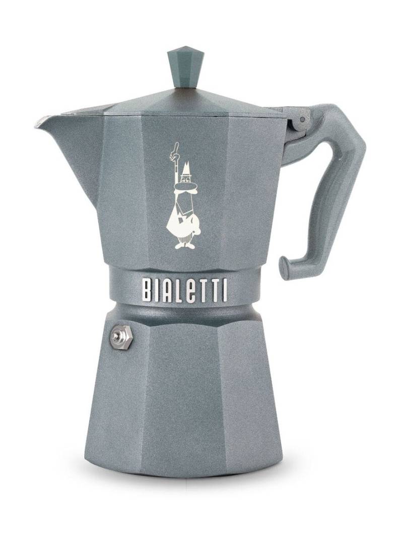 Espressokocher Moka Express Exclusive Induktion 6 Tassen 270 ml grau von Bialetti