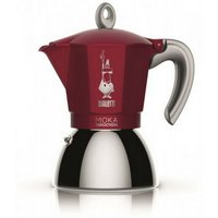 Italienische Kaffeemaschine 6 Tassen rot - 0006946 Bialetti von Bialetti