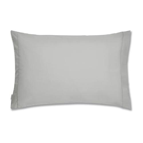 Plain Dyed Cotton Percal Dark Grey 200TC Housewife Pillowcases 50 x 80 cm (2) von Bianca Cotton Soft