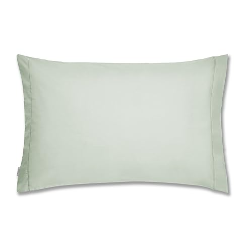 Plain Dyed Cotton Percal Green 200TC Housewife Pillowcases 50 x 80 cm (2) von Bianca Cotton Soft