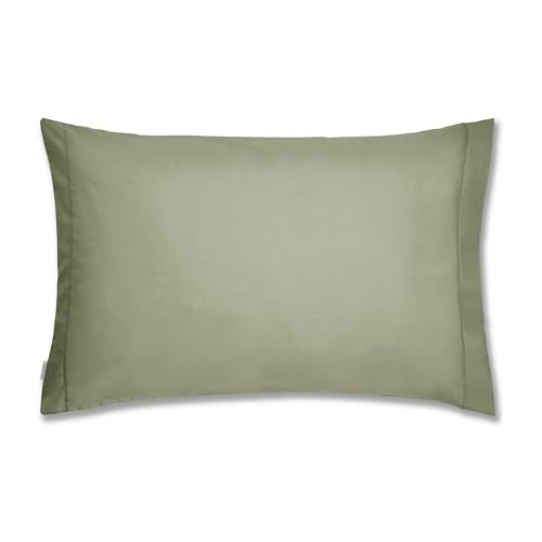Plain Dyed Cotton Percal Military Green 200TC Housewife Pillowcases 50 x 80 cm (2) von Bianca Cotton Soft